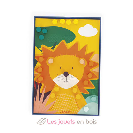 Mosaïques en bois Animaux J08278 Janod 5