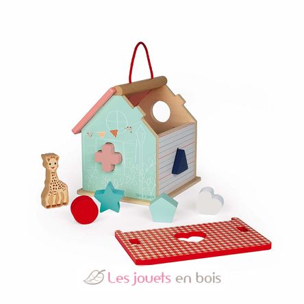 Maison des formes Sophie la Girafe J09505 Janod 5