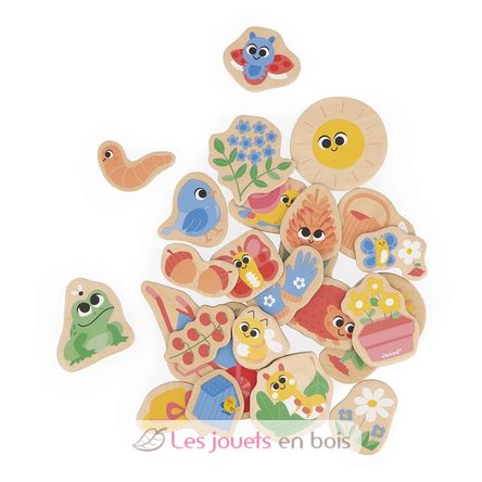 Magnets Jardin 24 pièces J09646 Janod 1