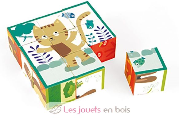 Cubes Color Animal J02802-5293 Janod 3