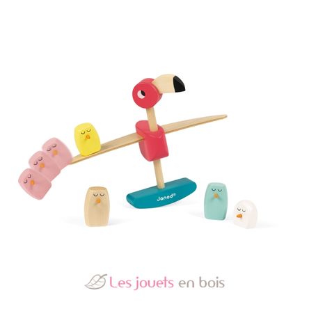 Jeu d'équilibre Flamant Rose J08230 Janod 4