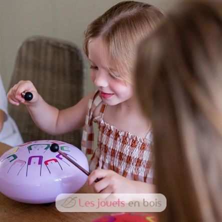 Tongue Drum 11 notes violet JCTMB08E Tambú 3