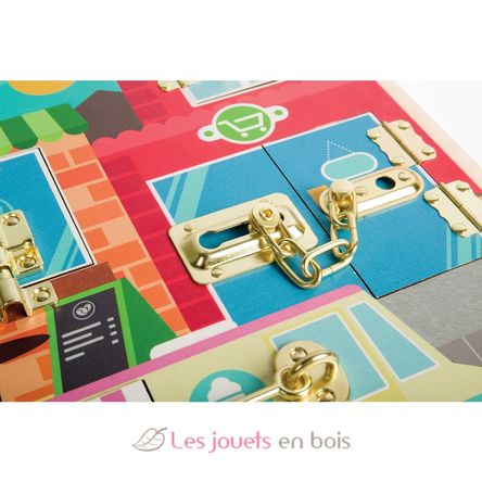 Jeu d'activités loquets et serrures BJ35045 Bigjigs Toys 2
