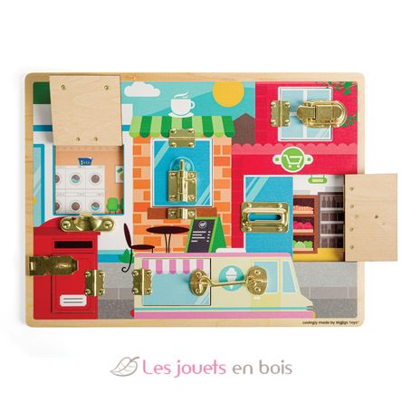 Jeu d'activités loquets et serrures BJ35045 Bigjigs Toys 5
