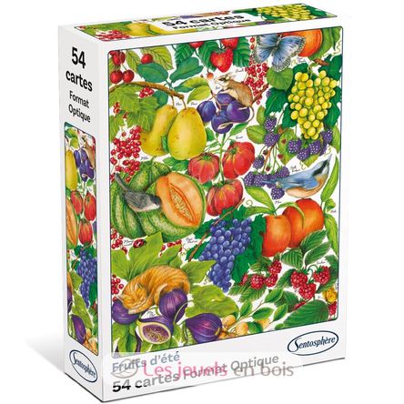 Jeu de 54 cartes Fruits d'été SS-1301 Sentosphère 3