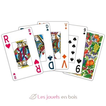 Jeu de 54 cartes Fruits d'été SS-1301 Sentosphère 2