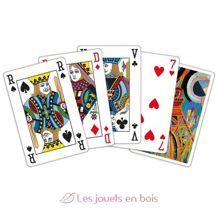 Jeu de 54 cartes Air, fer et eau SS-1254 Sentosphère 2