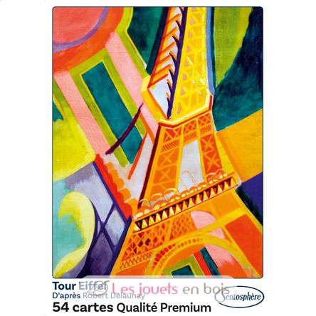 Jeu de 54 cartes Tour Eiffel SS-1255 Sentosphère 4