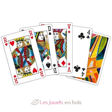 Jeu de 54 cartes Tour Eiffel SS-1255 Sentosphère 2