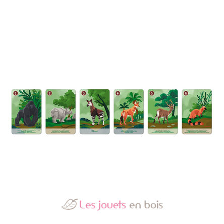 Jeu de 7 Familles le Règne Animal J08634 Janod 2