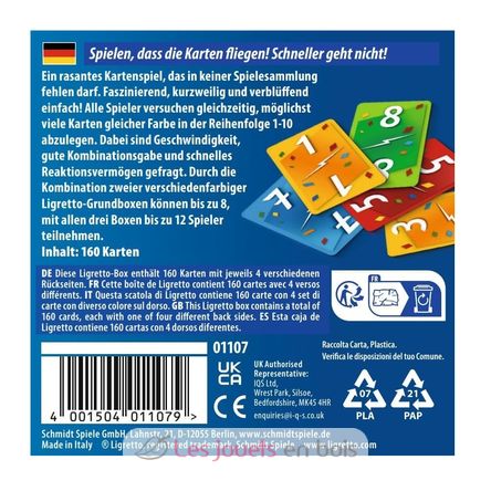 Jeu de cartes Ligretto bleu S-01107 Schmidt Spiele 4