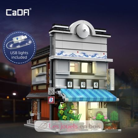 Magasin de Sushi Japonais 1665 pièces C66018W CaDA 5