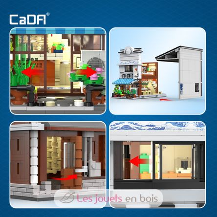 Magasin de Sushi Japonais 1665 pièces C66018W CaDA 6