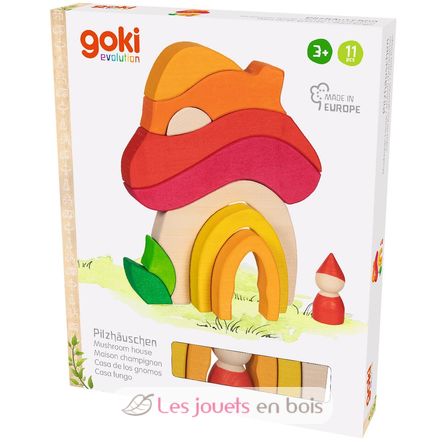 Jeu de construction Maison champignon GK58359 Goki 4