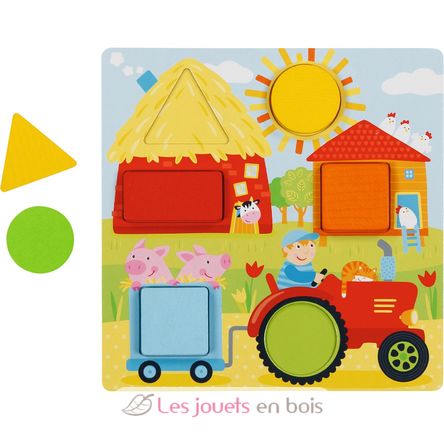 Jeu de dés couleurs et formes GK56760 Goki 1