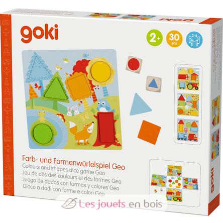 Jeu de dés couleurs et formes GK56760 Goki 6