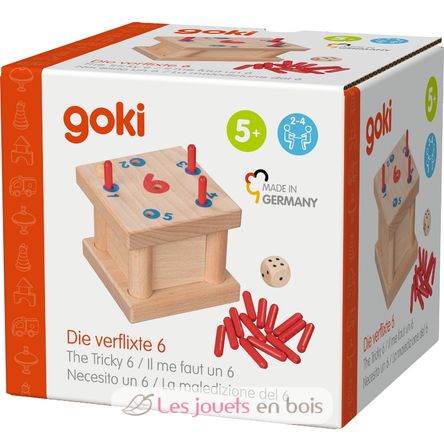 Jeu de dés Il me faut un 6 GK56799 Goki 2
