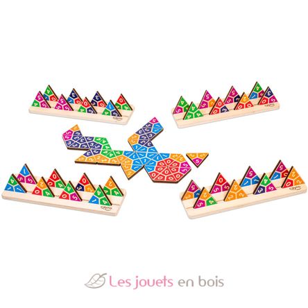 Domino triangulaire en boite métal CA108 Cayro 2