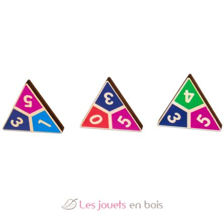 Domino triangulaire en boite métal CA108 Cayro 3