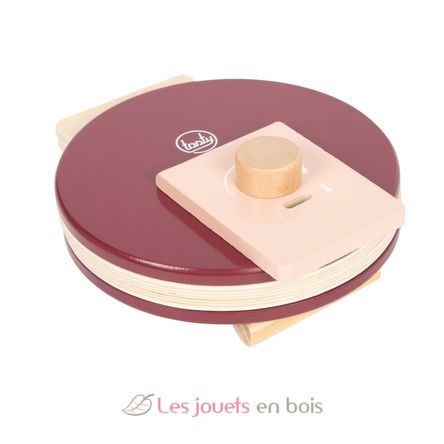 Gaufrier en bois Tasty rouge LE12850 Small Foot company 3