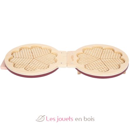 Gaufrier en bois Tasty rouge LE12850 Small Foot company 4