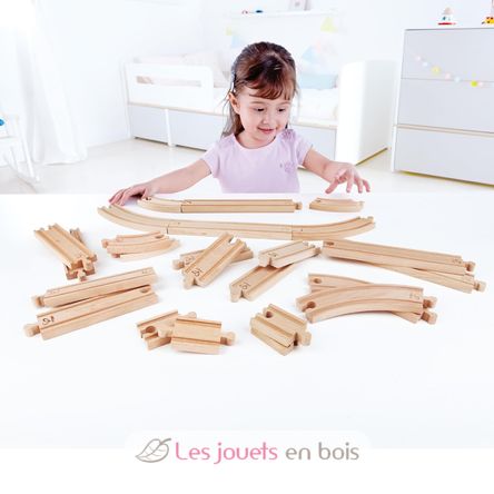 Coffret d'extension de 24 rails HA-E3707 Hape Toys 5