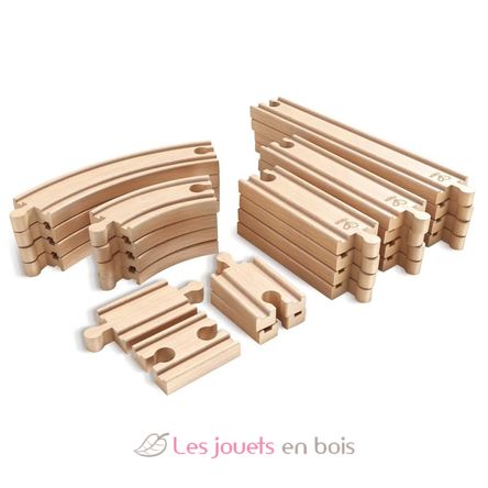 Coffret d'extension de 24 rails HA-E3707 Hape Toys 4