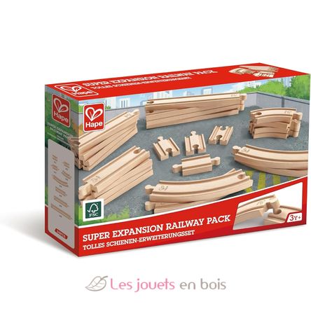 Coffret d'extension de 24 rails HA-E3707 Hape Toys 2