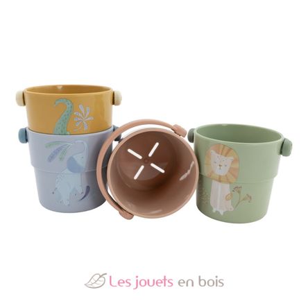 Gobelets de bain Safari Friends LD2017729 Little Dutch 3