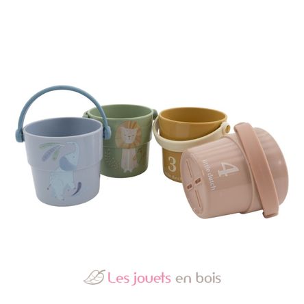 Gobelets de bain Safari Friends LD2017729 Little Dutch 5
