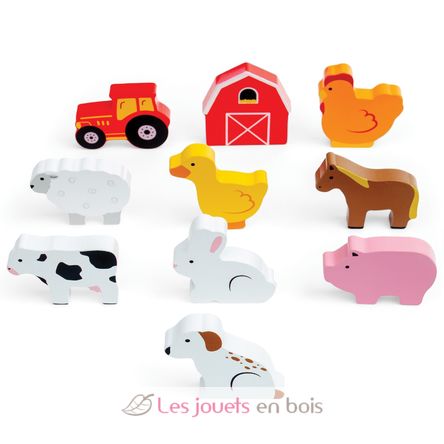 Jeu touche et trouve de la ferme BJ35025 Bigjigs Toys 3