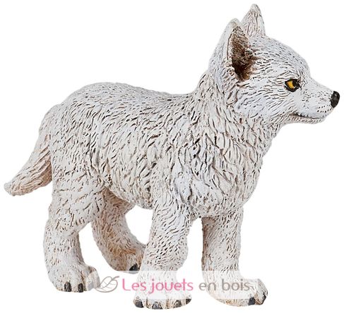 Figurine Jeune loup polaire PA50228 Papo 1