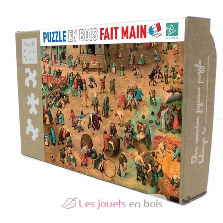 Jeux d'enfants de Bruegel K904-50 Puzzle Michèle Wilson 1