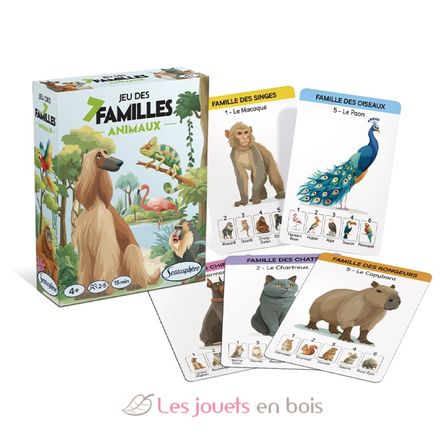 Jeu des 7 Familles Animaux SS-1381 Sentosphère 2