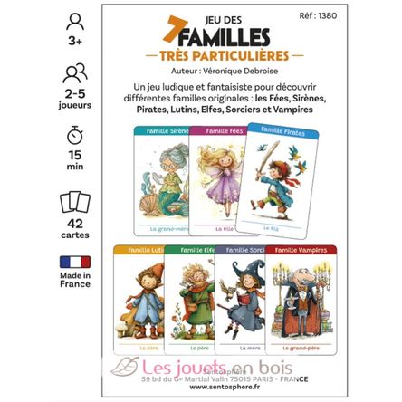Jeu des 7 Familles Très particulières SS-1380 Sentosphère 3