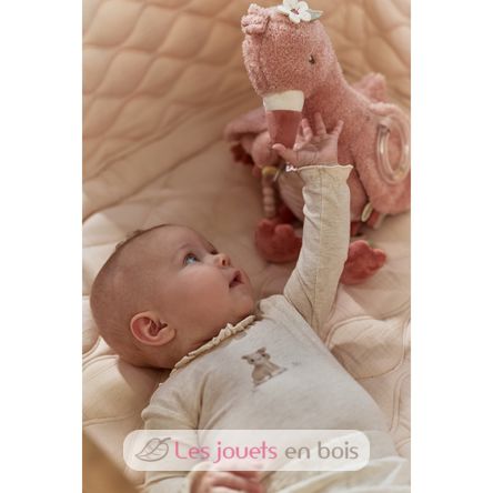 Peluche d'activités Flamant rose LD8318 Little Dutch 9