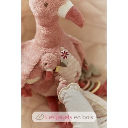Peluche d'activités Flamant rose LD8318 Little Dutch 8