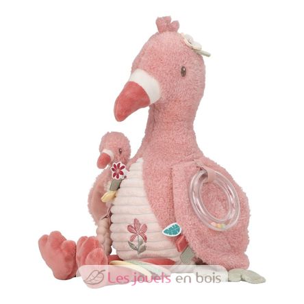 Peluche d'activités Flamant rose LD8318 Little Dutch 1