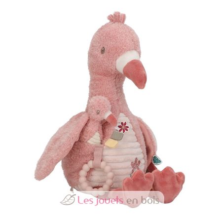 Peluche d'activités Flamant rose LD8318 Little Dutch 2