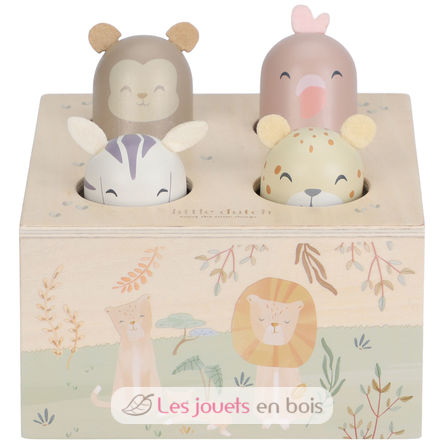 Jouet pop-up Safari Friends LD7465 Little Dutch 1