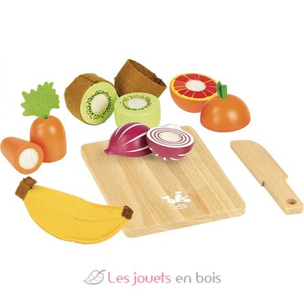 Fruits et légumes à découper - Jour de Marché V8106 Vilac 2