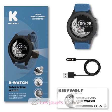Montre connectée K-Watch bleue KW-K-WATCH-BU Kidywolf 13