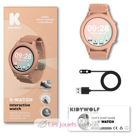 Montre connectée K-Watch corail KW-K-WATCH-CO Kidywolf 13