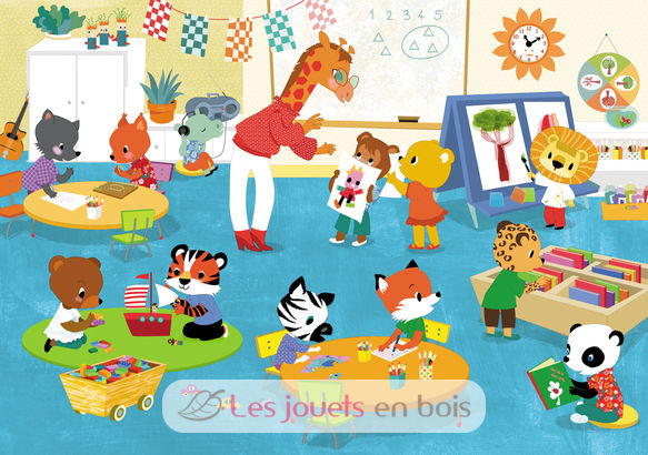 Vive la maternelle de Charlipop K103-12 Puzzle Michèle Wilson 2