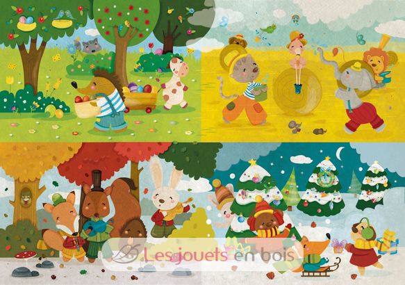 Les saisons de Gaëlle Picard K1123-24 Puzzle Michèle Wilson 2