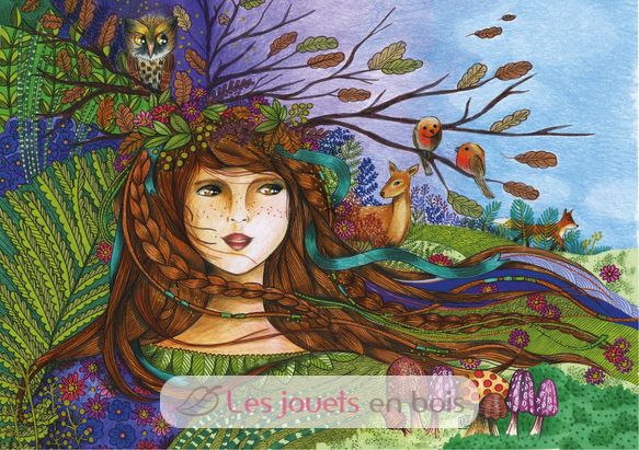 Gardienne de la nature K1125-100 Puzzle Michèle Wilson 2