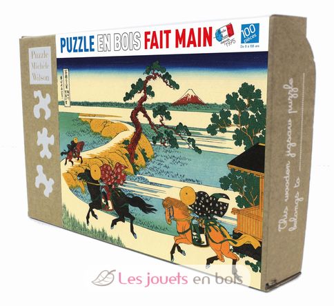 Les Champs de Sekiya d'Hokusai K1130-100 Puzzle Michèle Wilson 1