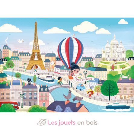 Vue de Paris de Kabuki K1221-12 Puzzle Michèle Wilson 2