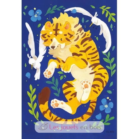 Graou le tigre d'Armand Demeusy K1304-12 Puzzle Michèle Wilson 2
