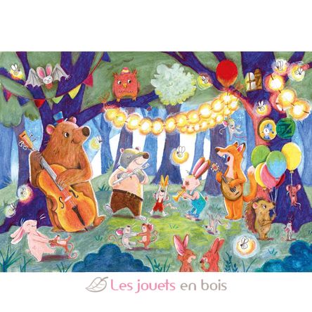 Concert dans les bois de Gioanni K1306-24 Puzzle Michèle Wilson 2